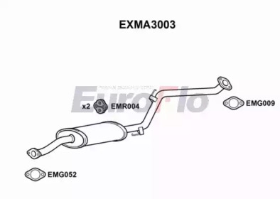 Амортизатор (EuroFlo: EXMA3003)