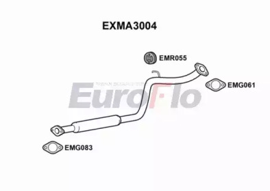 Амортизатор (EuroFlo: EXMA3004)