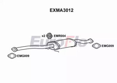 Амортизатор (EuroFlo: EXMA3012)