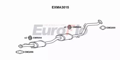 Амортизатор (EuroFlo: EXMA3015)