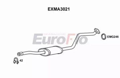 Амортизатор (EuroFlo: EXMA3021)