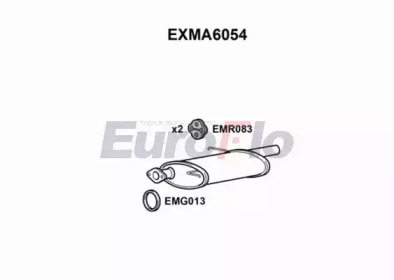 Амортизатор (EuroFlo: EXMA6054)