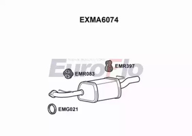 Амортизатор (EuroFlo: EXMA6074)