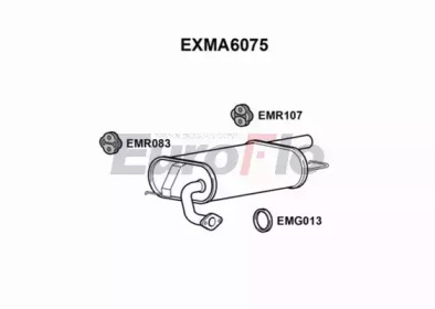 Амортизатор (EuroFlo: EXMA6075)