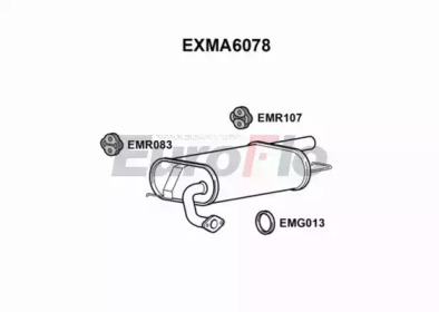 Амортизатор (EuroFlo: EXMA6078)