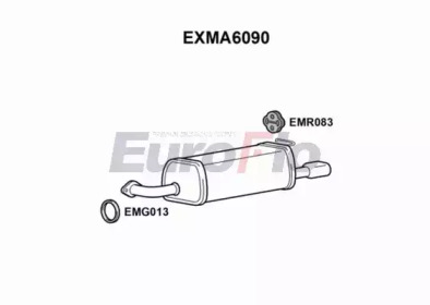 Амортизатор (EuroFlo: EXMA6090)