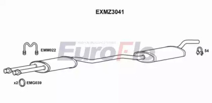 Амортизатор (EuroFlo: EXMZ3041)