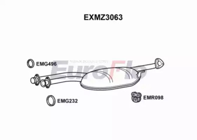 Амортизатор (EuroFlo: EXMZ3063)