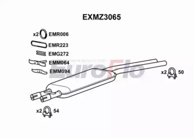 Амортизатор (EuroFlo: EXMZ3065)