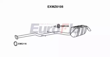 Амортизатор (EuroFlo: EXMZ6108)