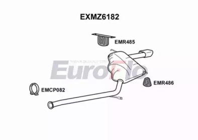 Амортизатор (EuroFlo: EXMZ6182)