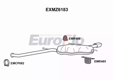 Амортизатор (EuroFlo: EXMZ6183)