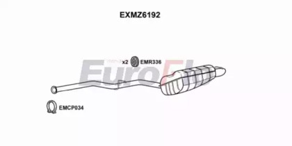 Амортизатор (EuroFlo: EXMZ6192)