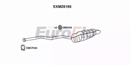 Амортизатор (EuroFlo: EXMZ6195)