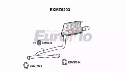 Амортизатор (EuroFlo: EXMZ6203)