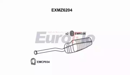 Амортизатор (EuroFlo: EXMZ6204)