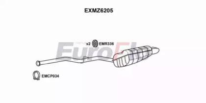 Амортизатор (EuroFlo: EXMZ6205)