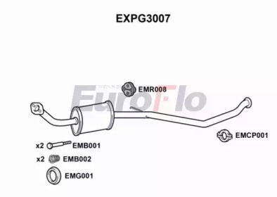 Амортизатор (EuroFlo: EXPG3007)