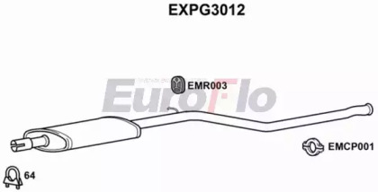 Амортизатор (EuroFlo: EXPG3012)