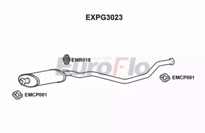 Амортизатор (EuroFlo: EXPG3023)