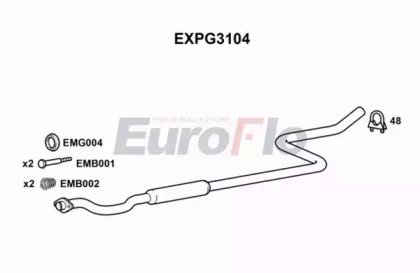 Амортизатор (EuroFlo: EXPG3104)