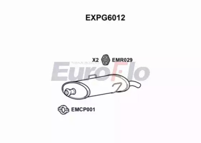 Амортизатор (EuroFlo: EXPG6012)