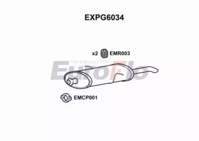 Амортизатор (EuroFlo: EXPG6034)