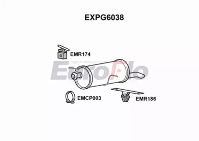 Амортизатор (EuroFlo: EXPG6038)