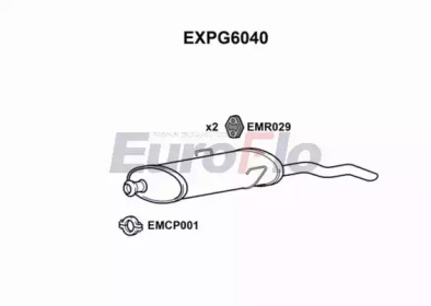 Амортизатор (EuroFlo: EXPG6040)