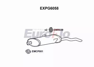 Амортизатор (EuroFlo: EXPG6058)