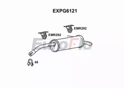 Амортизатор (EuroFlo: EXPG6121)