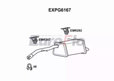 Амортизатор (EuroFlo: EXPG6167)