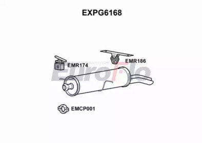 Амортизатор (EuroFlo: EXPG6168)