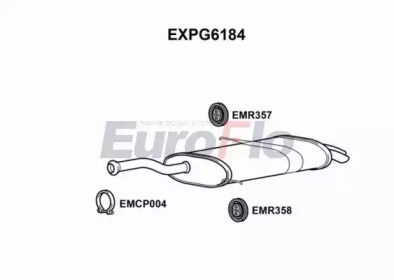 Амортизатор (EuroFlo: EXPG6184)