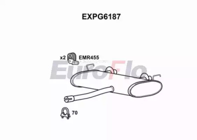 Амортизатор (EuroFlo: EXPG6187)