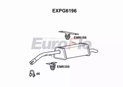 Амортизатор (EuroFlo: EXPG6196)