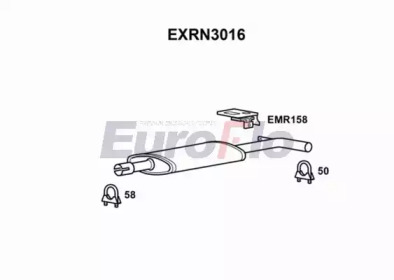 Амортизатор (EuroFlo: EXRN3016)