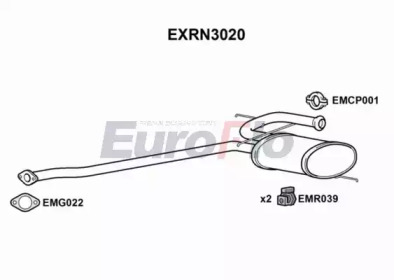 Амортизатор (EuroFlo: EXRN3020)