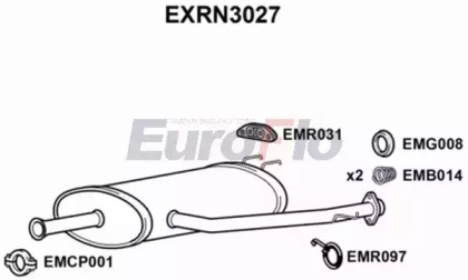 Амортизатор (EuroFlo: EXRN3027)