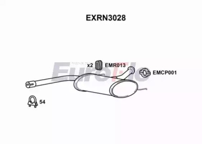 Амортизатор (EuroFlo: EXRN3028)