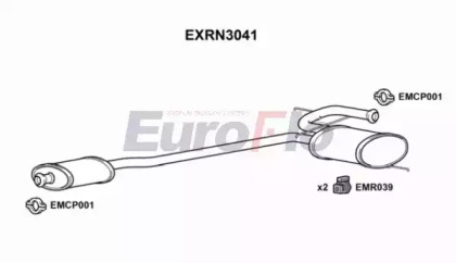 Амортизатор (EuroFlo: EXRN3041)