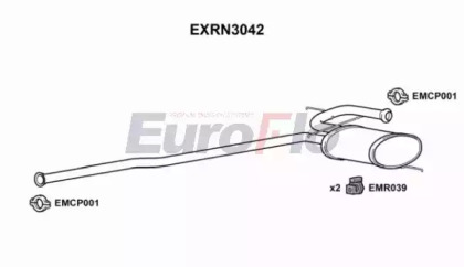 Амортизатор (EuroFlo: EXRN3042)