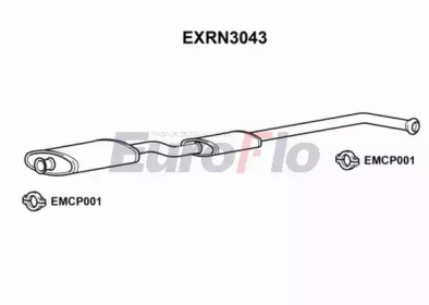 Амортизатор (EuroFlo: EXRN3043)