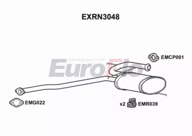 Амортизатор (EuroFlo: EXRN3048)