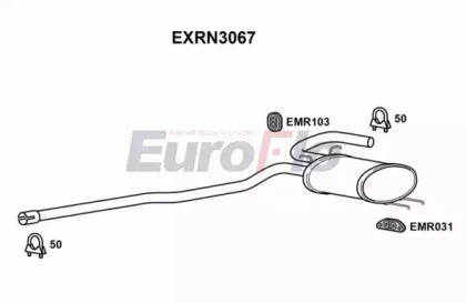 Амортизатор (EuroFlo: EXRN3067)