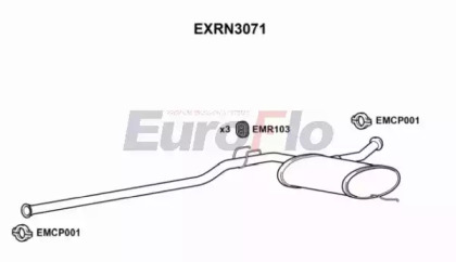 Амортизатор (EuroFlo: EXRN3071)