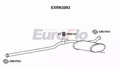 Амортизатор (EuroFlo: EXRN3093)