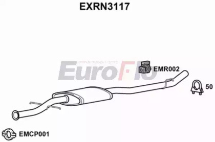 Амортизатор (EuroFlo: EXRN3117)