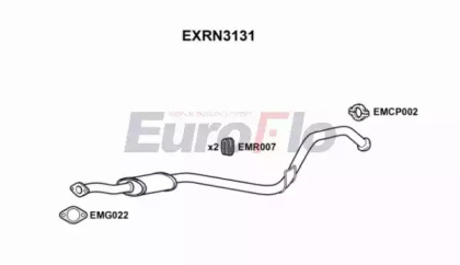 Амортизатор (EuroFlo: EXRN3131)