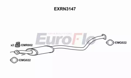 Амортизатор (EuroFlo: EXRN3147)